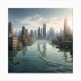 Last City On Earth Canvas Print
