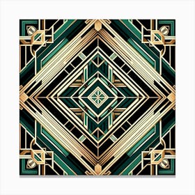 Deco Art 1 Canvas Print