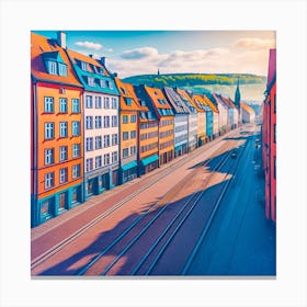 Cityscape Of Berlin, Germany Canvas Print