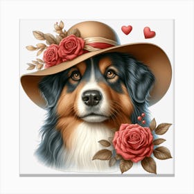 Bernese Mountain Dog 27 Canvas Print