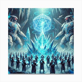 Icebound Order Elemental Cultivation Canvas Print