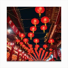 Chinese Lanterns 1 Canvas Print