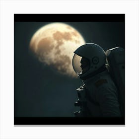 Astronaut In Space Canvas Print