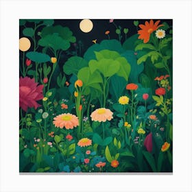 Night In The Garden Canvas Print