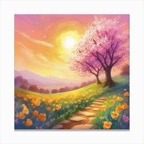 Cherry Blossoms 3 Canvas Print