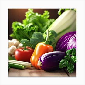 Colorful Vegetables 4 Canvas Print