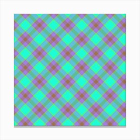 Plaid Fabric 121 Canvas Print