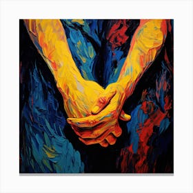 Hands Of Love Canvas Print
