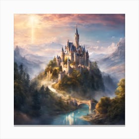Cinderella Castle 4 Canvas Print