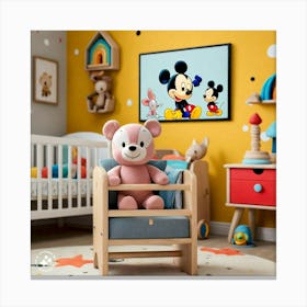 Mickey Mouse Wall Art Canvas Print