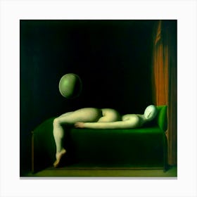 'The Sleeping Woman II' - Alexis Nudea Canvas Print