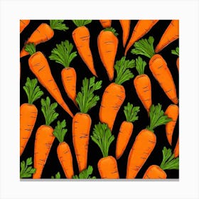 Carrot As A Frame (87) Canvas Print