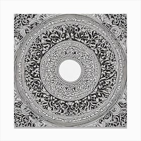 Ornate Arabesque Canvas Print