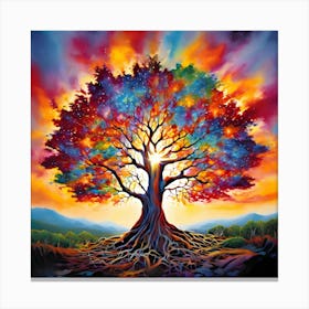 Tree Of Life 99 Canvas Print