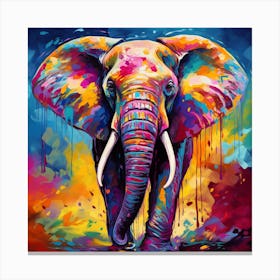 Elephant Painting 6 Canvas Print