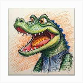 Alligator 8 Canvas Print