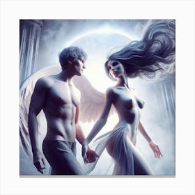 Angels And Demons  Canvas Print