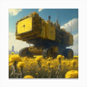 Field Of Yellow 1 Canvas Print
