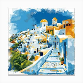 Santorini 1 Canvas Print