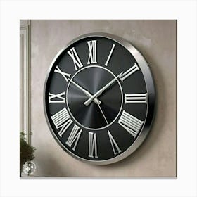 Wall Clock 1 Canvas Print