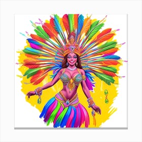 Carnival Dancer Canvas Print
