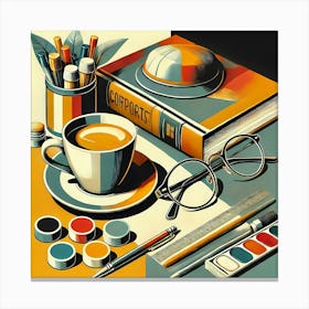 Contemporary Still-life Painting Canvas Print