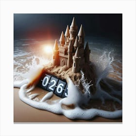 Sand Castle Canvas Print