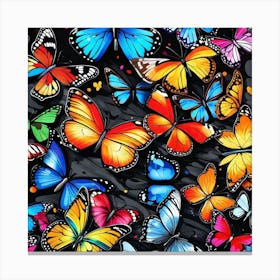 Colorful Butterflies 31 Canvas Print