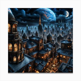 Fantasy City 22 Canvas Print