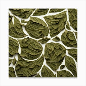 Tea Leaves Art 3 Canvas Print