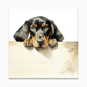 Dachshund 9 Canvas Print