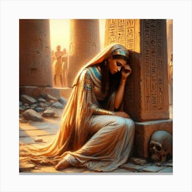 Egyptian Woman Canvas Print