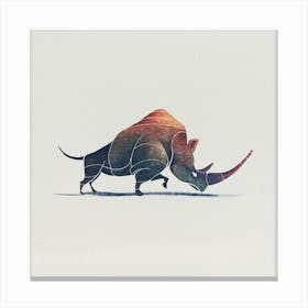 Rhino  I Canvas Print