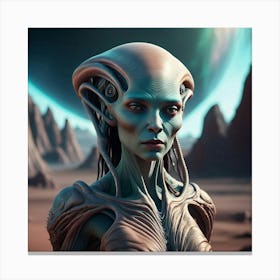 Extraterrestrial Beauty Canvas Print