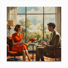 'The Conversation' Canvas Print