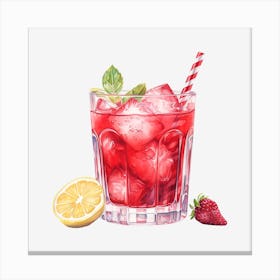Strawberry Lemonade 6 Canvas Print