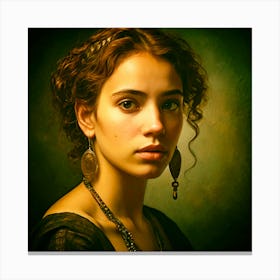 Does anyone you know look like this beautiful woman Canvas Print