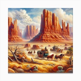 Western Landscape Canvas Print