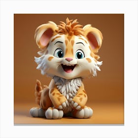 Cute Tiger 7 Canvas Print