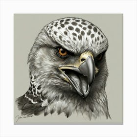 Eagle Head Canvas Print