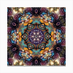 Psychedelic Mandala 23 Canvas Print