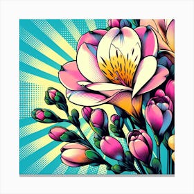 Freesia flower 1 Canvas Print