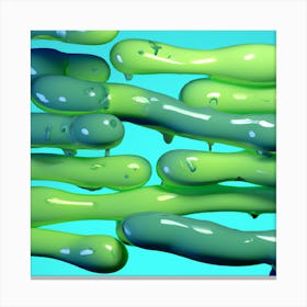 Alien Peas Canvas Print