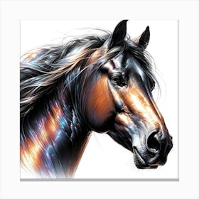 Creative Horse Visual 18 Canvas Print