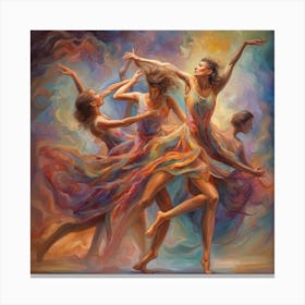 Dancers Canvas Print