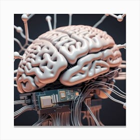 Artificial Brain 6 Canvas Print