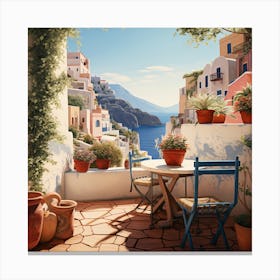 Santorini Canvas Print