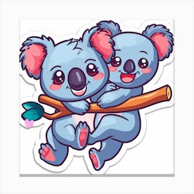 Koalas Canvas Print