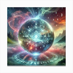 Shamanic Sphere 1 Canvas Print