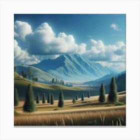 Landscape Painting Canvas Print